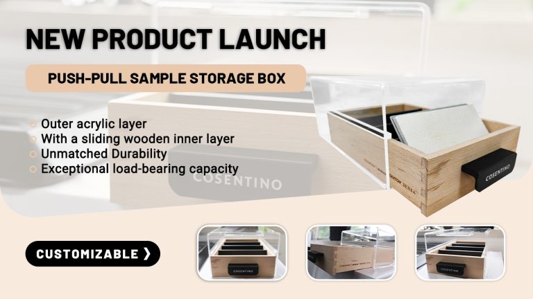 TsianFan Launches New Acrylic Countertop Display Rack – Blending Transparency with Nature, Delivering Customization & One-Stop Solutions